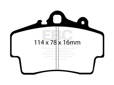 EBC Brakes Bluestuff Brake Pad Sets Fronts Only - DP51207NDX