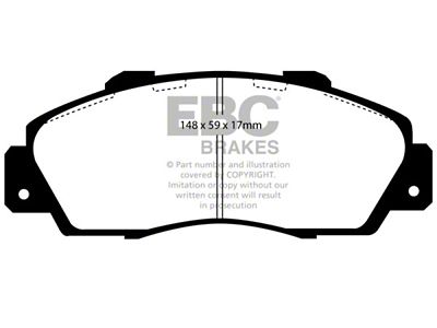 EBC Brakes Redstuff Brake Pad Sets Fronts Only - DP3872C
