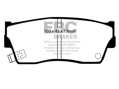 EBC Brakes Greenstuff Brake Pad Sets Fronts Only - DP6774