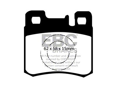 EBC Brakes Ultimax2 Brake Pad Sets Rears Only - UD495