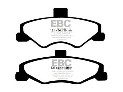 EBC Brakes Bluestuff Brake Pad Sets Rears Only - DP51323NDX
