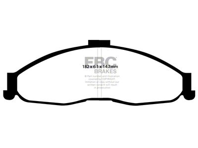 EBC Brakes Redstuff Brake Pad Sets Fronts Only - DP31239C