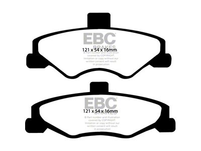 EBC Brakes Yellowstuff Brake Pad Sets Rears Only - DP41323R