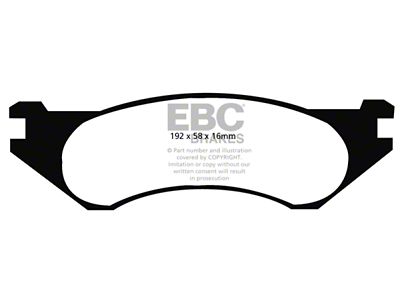 EBC Brakes Yellowstuff Brake Pad Sets Fronts Only - DP41306R