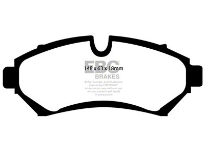 EBC Brakes Ultimax2 Brake Pad Sets Fronts Only - UD753