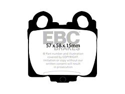 EBC Brakes Yellowstuff Brake Pad Sets Rears Only - DP41224R