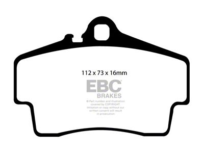 EBC Brakes Redstuff Brake Pad Sets Rears Only - DP31208C