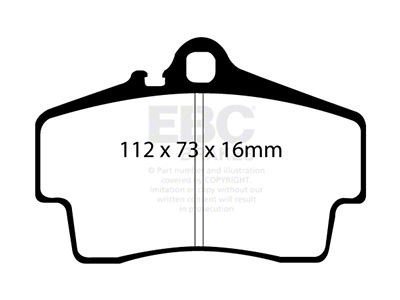 EBC Brakes Bluestuff Brake Pad Sets Rears Only - DP51208NDX