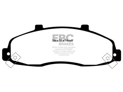 EBC Brakes Greenstuff Brake Pad Sets Front & Rear - DP61259