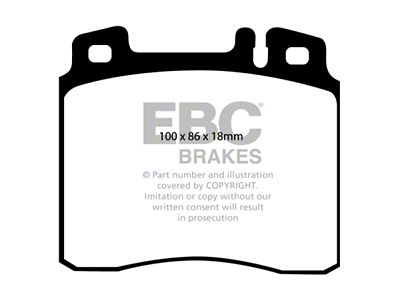 EBC Brakes Greenstuff Brake Pad Sets Fronts Only - DP2963