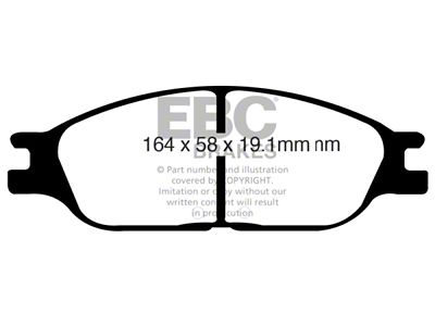 EBC Brakes Ultimax2 Brake Pad Sets Fronts Only - UD803