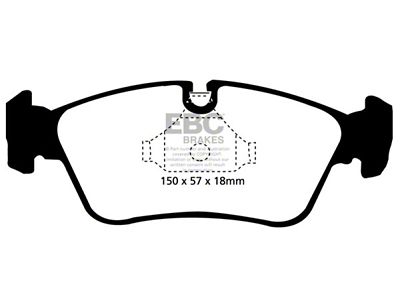 EBC Brakes Ultimax2 Brake Pad Sets Fronts Only - UD781