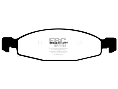 EBC Brakes Ultimax2 Brake Pad Sets Fronts Only - UD790