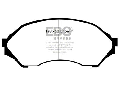 EBC Brakes Greenstuff Brake Pad Sets Fronts Only - DP21302