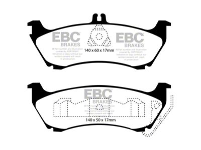 EBC Brakes Redstuff Brake Pad Sets Rears Only - DP31437C