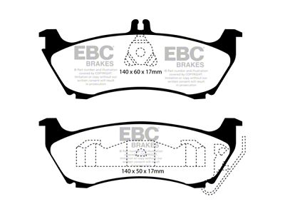 EBC Brakes Ultimax2 Brake Pad Sets Rears Only - UD875