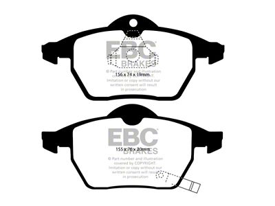 EBC Brakes Ultimax2 Brake Pad Sets Fronts Only - UD819