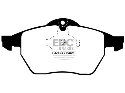 EBC Brakes Redstuff Brake Pad Sets Fronts Only - DP31062C