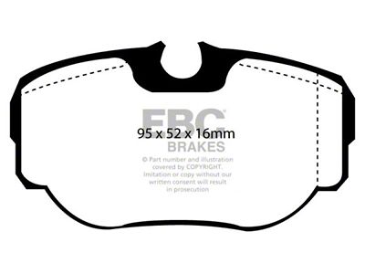 EBC Brakes Ultimax2 Brake Pad Sets Rears Only - UD493