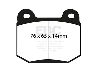 EBC Brakes Bluestuff Brake Pad Sets Rears Only - DP51538NDX
