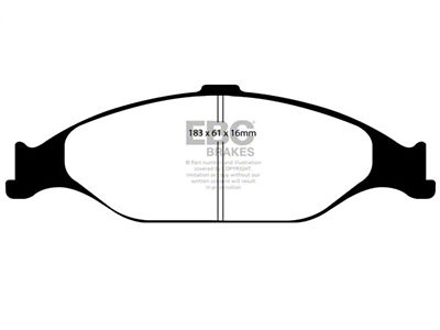 EBC Brakes Bluestuff Brake Pad Sets Fronts Only - DP51242NDX