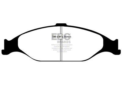 EBC Brakes Greenstuff Brake Pad Sets Fronts Only - DP21242