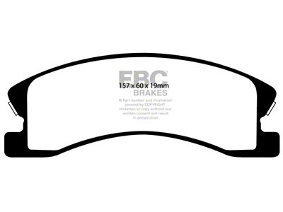 EBC Brakes Greenstuff Brake Pad Sets Fronts Only - DP61664