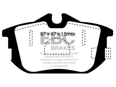 EBC Brakes Ultimax2 Brake Pad Sets Rears Only - UD838