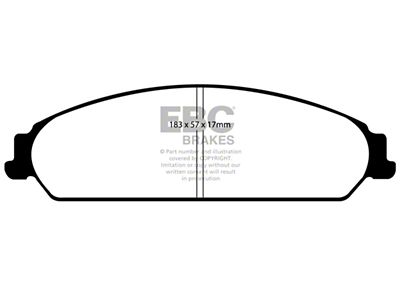 EBC Brakes Bluestuff Brake Pad Sets Fronts Only - DP51724NDX