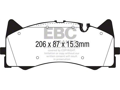 EBC Brakes Bluestuff Brake Pad Sets Fronts Only - DP52298NDX