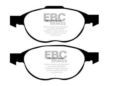 EBC Brakes Bluestuff Brake Pad Sets Fronts Only - DP51524NDX