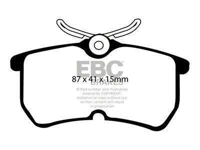 EBC Brakes Bluestuff Brake Pad Sets Rears Only - DP51218B