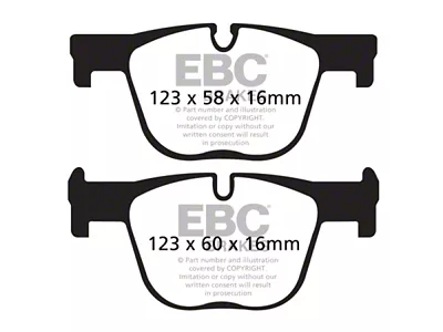 EBC Brakes Ultimax2 Brake Pad Sets - UD1610