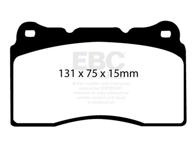 EBC Brakes Bluestuff Brake Pad Sets Fronts Only - DP51210NDX