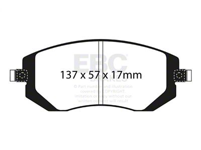 EBC Brakes Bluestuff Brake Pad Sets Fronts Only - DP51661NDX