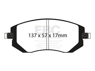 EBC Brakes Bluestuff Brake Pad Sets Fronts Only - DP51661NDX