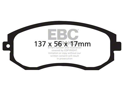 EBC Brakes Bluestuff Brake Pad Sets Fronts Only - DP51884NDX