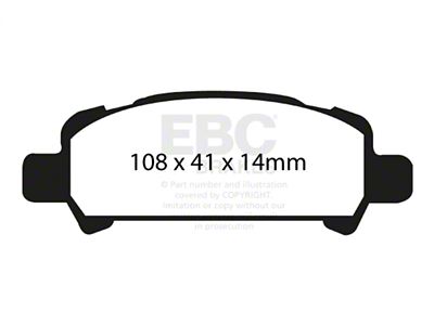 EBC Brakes Bluestuff Brake Pad Sets Rears Only - DP51293NDX
