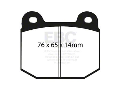 EBC Brakes Bluestuff Brake Pad Sets Rears Only - DP51537NDX