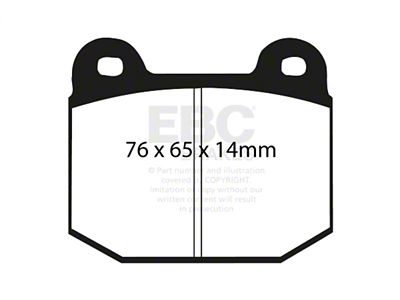 EBC Brakes Bluestuff Brake Pad Sets Rears Only - DP51537NDX