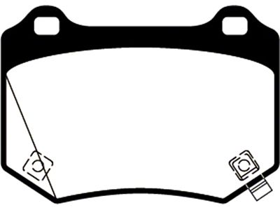 EBC Brakes Bluestuff Brake Pad Sets Rears Only - DP52361NDX