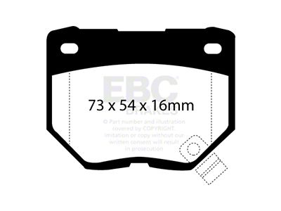 EBC Brakes Bluestuff Brake Pad Sets Rears Only - DP5826NDX
