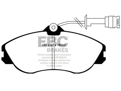 EBC Brakes Greenstuff Brake Pad Sets - DP2711