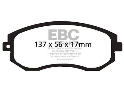 EBC Brakes Greenstuff Brake Pad Sets Fronts Only - DP21884