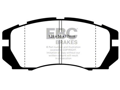 EBC Brakes Greenstuff Brake Pad Sets Fronts Only - DP2966