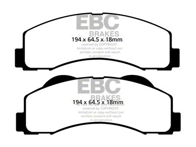 EBC Brakes Greenstuff Brake Pad Sets Fronts Only - DP61855