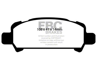 EBC Brakes Redstuff Brake Pad Sets Rears Only - DP31293C