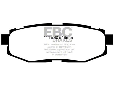 EBC Brakes Redstuff Brake Pad Sets Rears Only - DP31758C