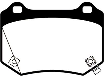 EBC Brakes Redstuff Brake Pad Sets Rears Only - DP32361C