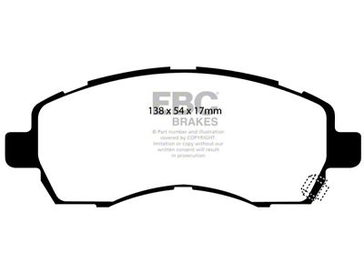 EBC Brakes Ultimax2 Brake Pad Sets Fronts Only - UD722